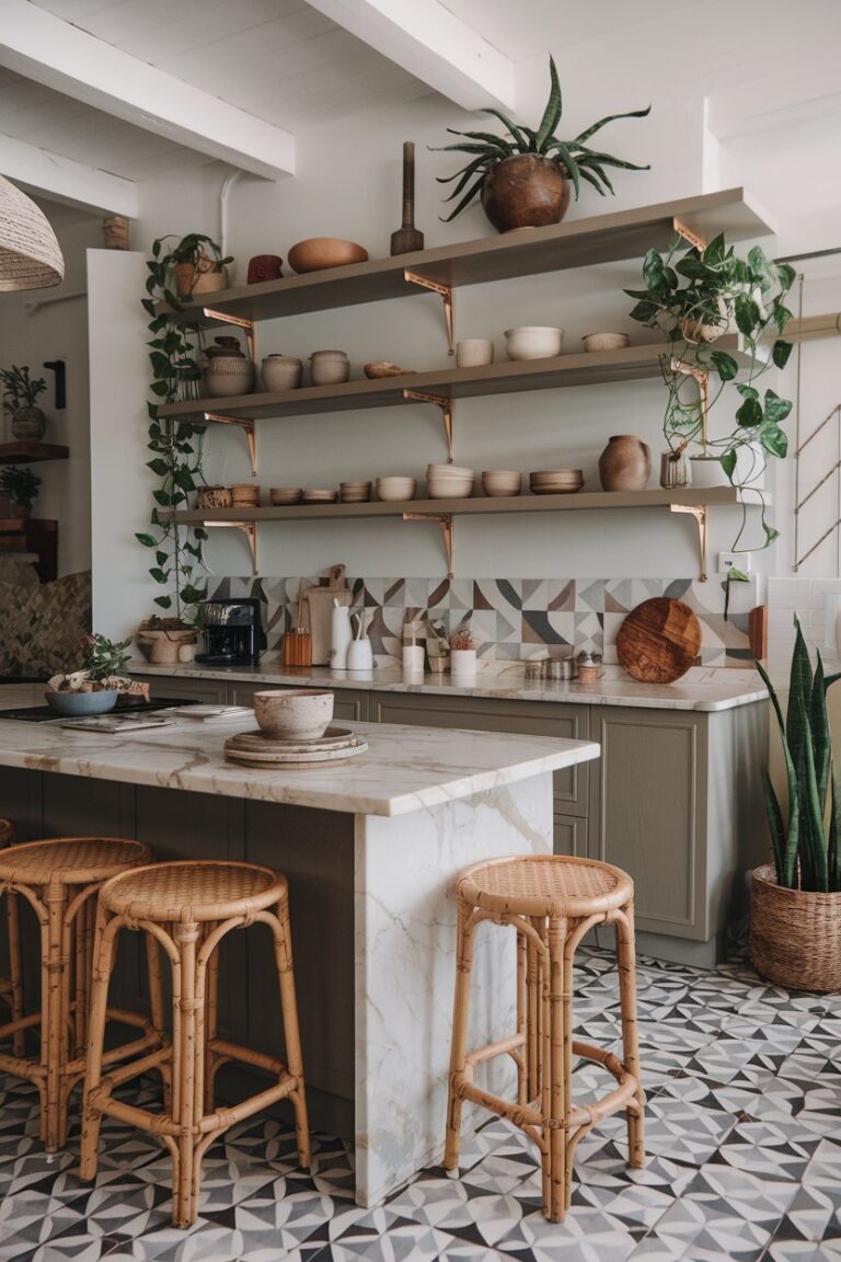 15 Modern Boho Kitchen Interior Designs You Have To See! – My Kitchen Inspo