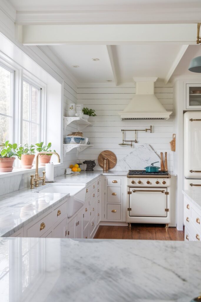12 Coastal Kitchens With White Cabinets You Will Love! – My Kitchen Inspo