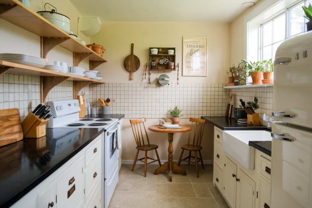 14 Farmhouse Kitchen Interior Designs With Black Countertops! – My ...