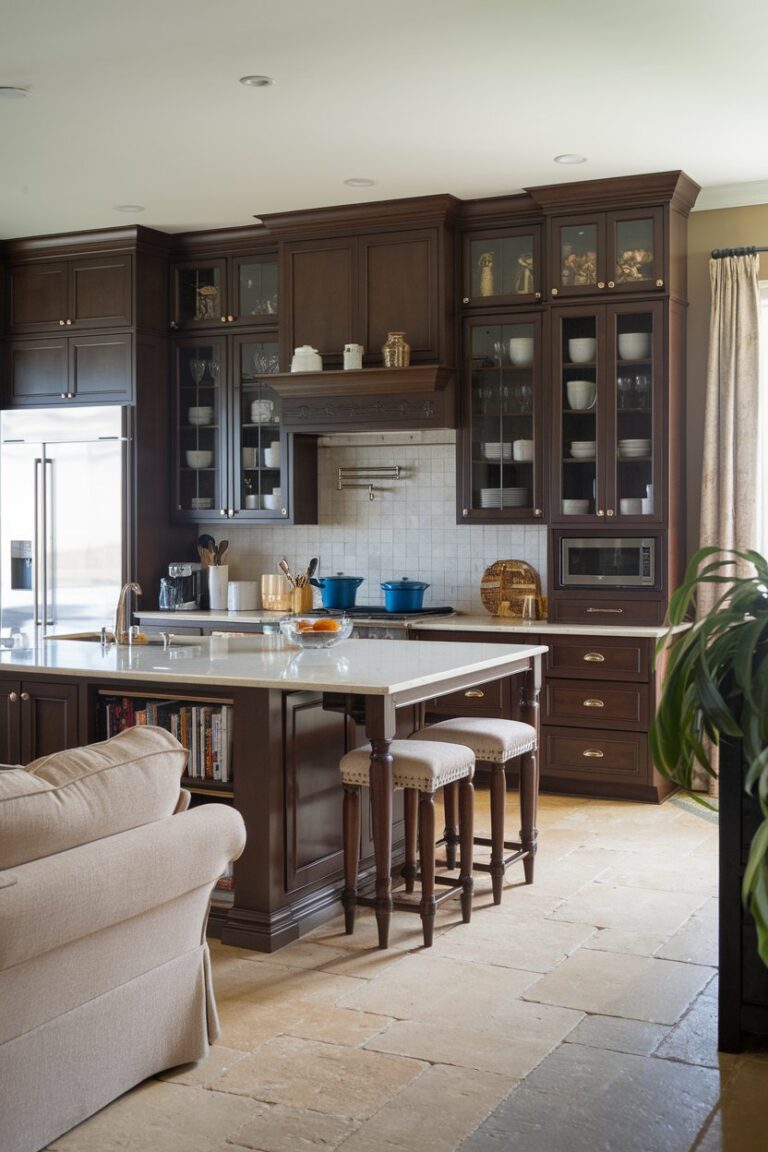 15 Dark Brown Kitchen Cabinets Design Ideas You Will Love! – My Kitchen Inspo