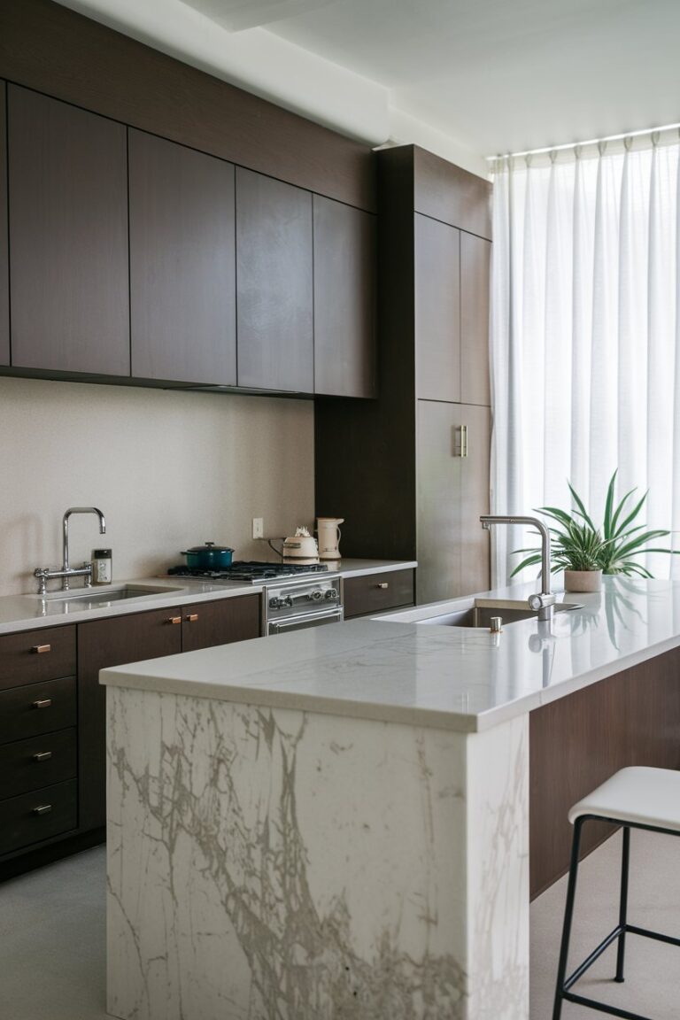 15 Dark Brown Kitchen Cabinets Design Ideas You Will Love! – My Kitchen ...