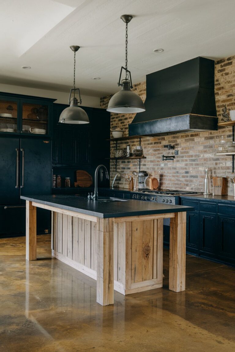 14 Black Farmhouse Kitchen Designs for a Bold Yet Timeless Look – My ...