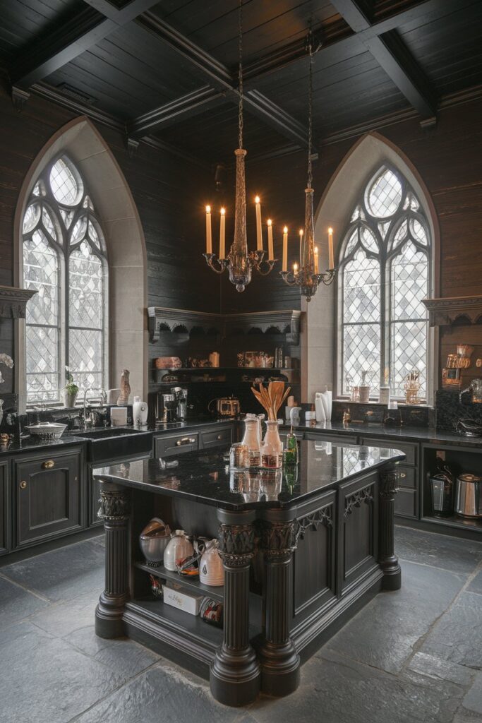 14 Gothic Kitchens with an Island Perfect for Bold and Unique Spaces – My Kitchen Inspo