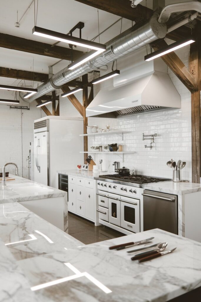 14 White Industrial Kitchen Designs Perfect for Modern Homes – My ...