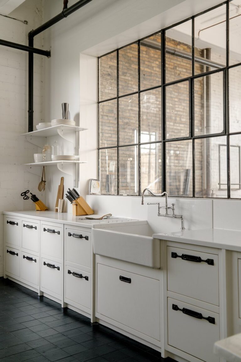 14 White Industrial Kitchen Designs Perfect for Modern Homes – My ...