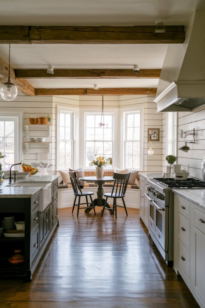 12 Farmhouse Kitchens with Black Islands: Timeless Designs That Blend ...