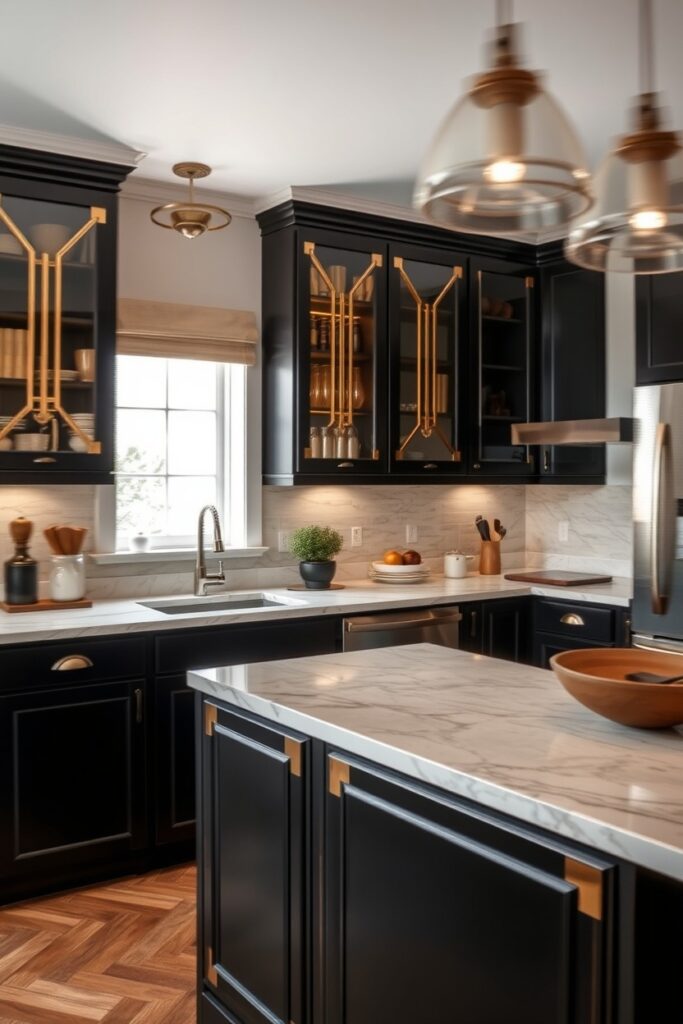 20 Kitchens With Black Cabinets For Your Inspirations! – My Kitchen Inspo