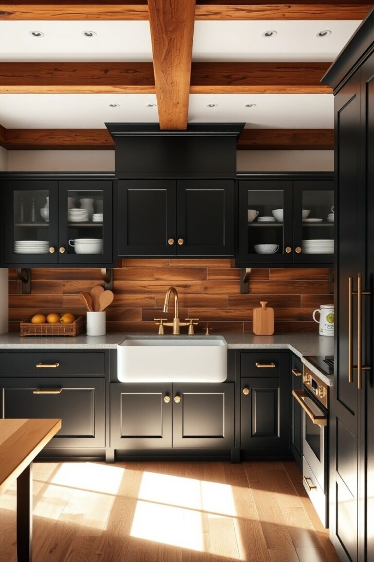 20 Kitchens With Black Cabinets For Your Inspirations! – My Kitchen Inspo