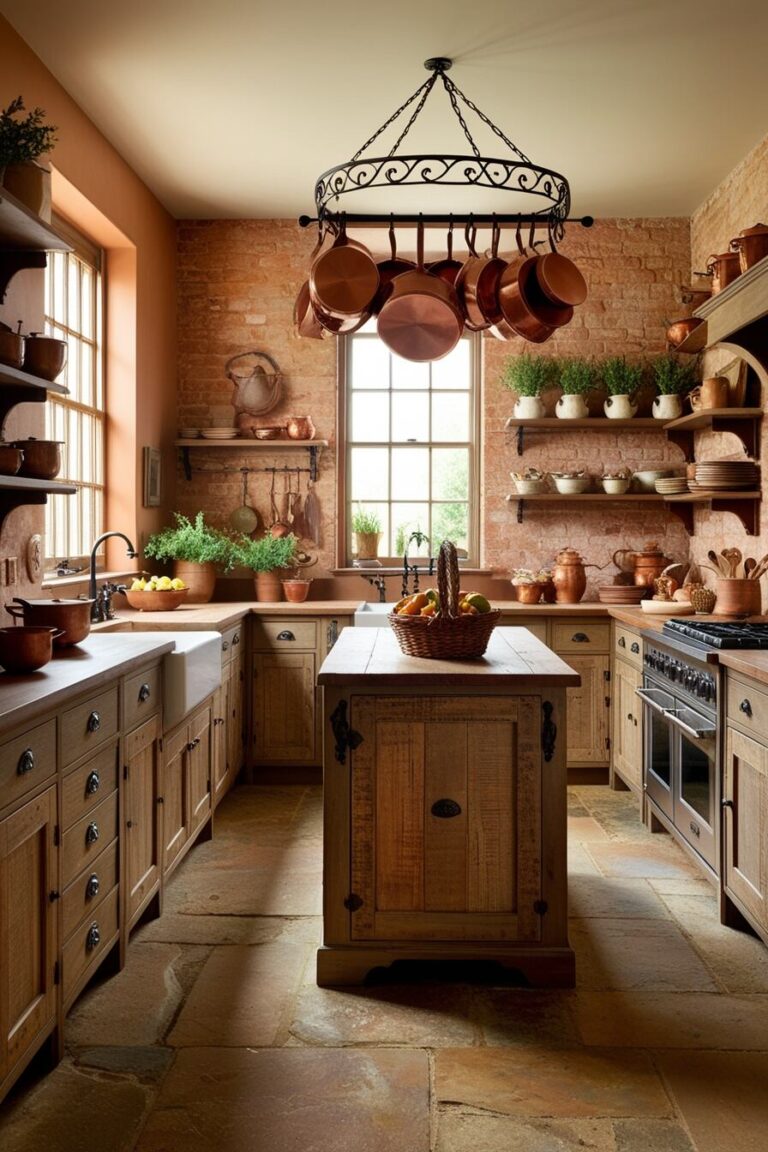 15 English Cottage Kitchens With Wood Cabinets You Have To See! – My ...
