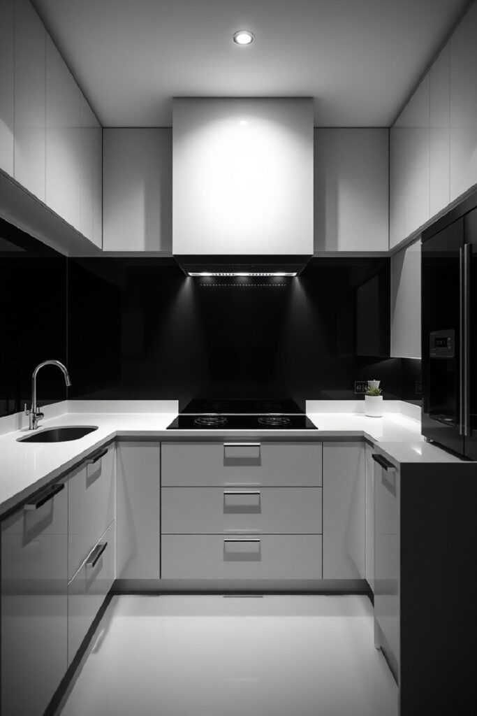 20 Black Kitchens with White Cabinets For Your Inspiration! – My ...